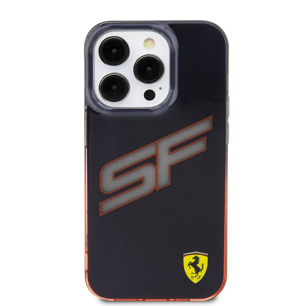 Ferrari iPhone 15 Pro Orjinal Lisanslı Transparan SF Yazılı Kenarları Renk Geçişli Kılıf Ferrari iPhone 15 Pro Orjinal Lisanslı Transparan SF Yazılı Kenarları Renk Geçişli Kılıf